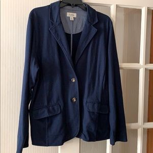 LL Bean cotton blazer